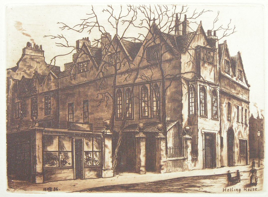 Etching - Hetling House - Ellison